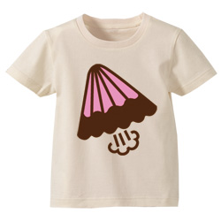 アポロケットキッズTシャツ（ナチュラル）