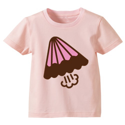 アポロケットキッズTシャツ（ベビーピンク）