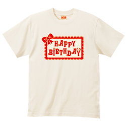 ハッピーバースデーロゴTシャツ