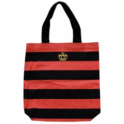 王冠エンブレムボーダートートバッグ