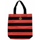 王冠エンブレムボーダートートバッグ