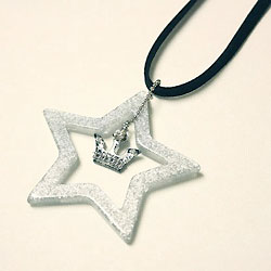 スター王冠ネックレス