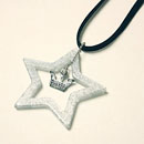スター王冠ネックレス