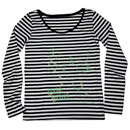 パフェデビルボーダー長袖（ホワイト）