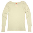 プチりぼんサーマルカットソー（アイボリー）