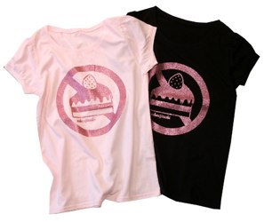 ケーキ禁止 パフスリーブカットソー