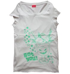 パフェデビル ラメプリントカットソー